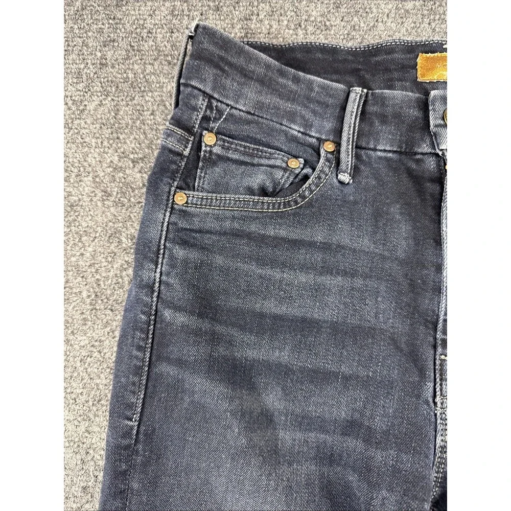 MOTHER High Waisted Looker Jeans Womens 27 Dark Wash Skinny Stretch Designer